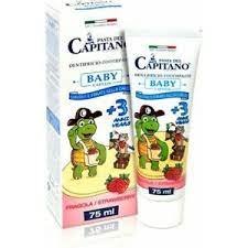 Капитано CARE PRODUCTS Captaino children`s toothpaste STRAWBERRY 75ml